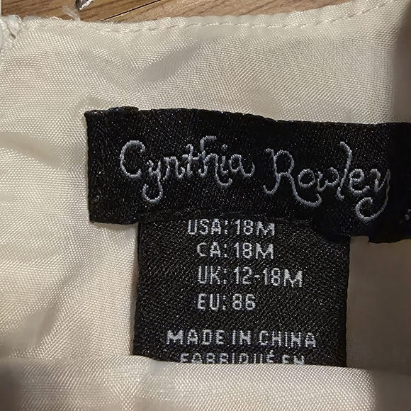 Cynthia Rowley Ivory Lace Kids Dress - Picture 3 of 3